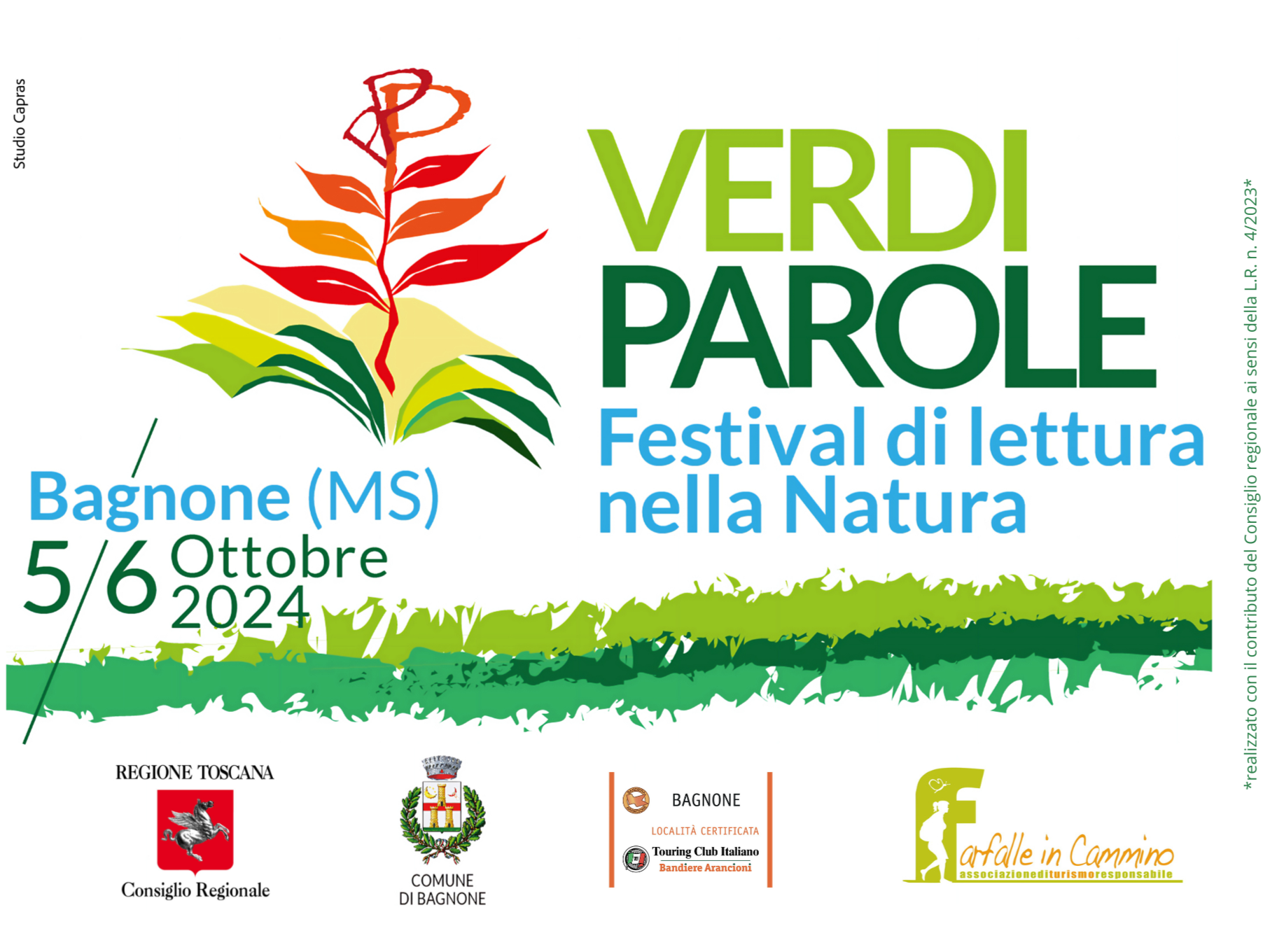 Festival di Letteratura "Verdi Parole" in Lunigiana - Toscana - Un weekend d'Autunno con presentazioni di libri, incontri ed attività gratuite dedicate alla natura e all’ambiente nella Valle del Bagnone.